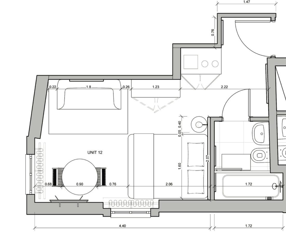 Cozy Studio Apartment Unit 12 In Center Of Zurigo Esterno foto